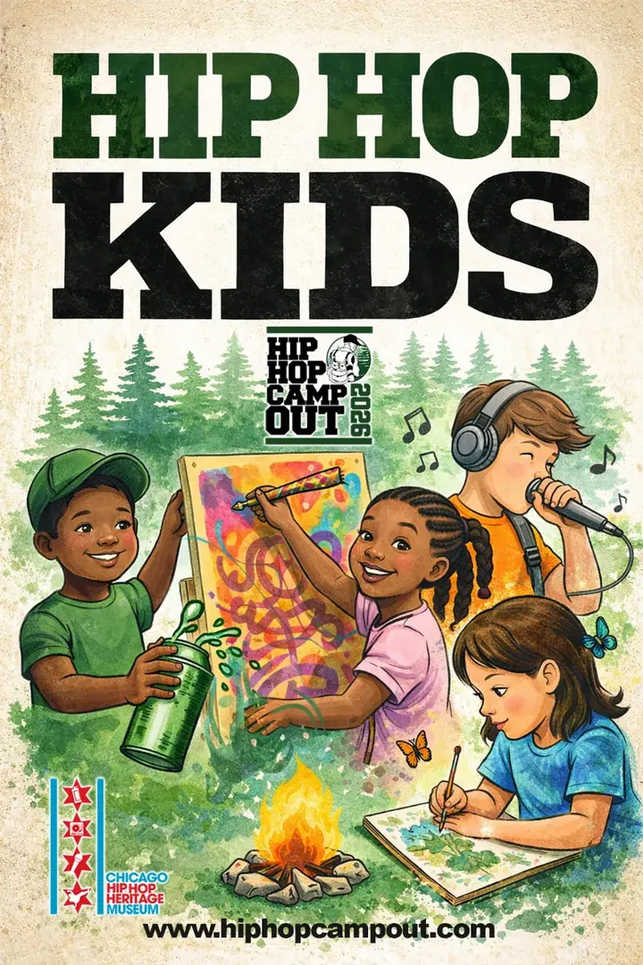 Hip Hop Kids poster, Hip Hop Camp Out. www.hiphopcampout.com