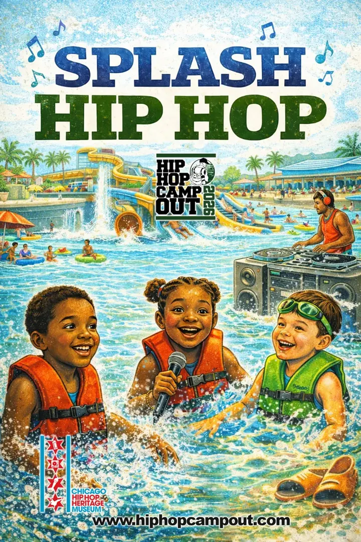 Splash Hip Hop poster, Hip Hop Camp Out. www.hiphopcampout.com